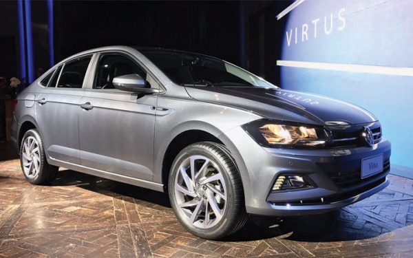 Side view of the Volkswagen Polo