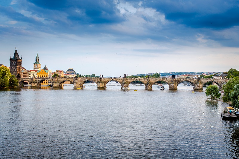 Charles Bridge in Prague, Czech Republic