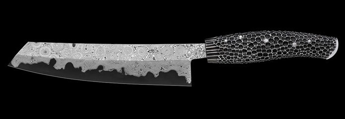 Nesmuk Diamond Studded Knife