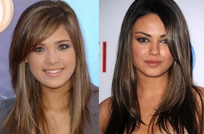 Bangs are fashionable in 2020