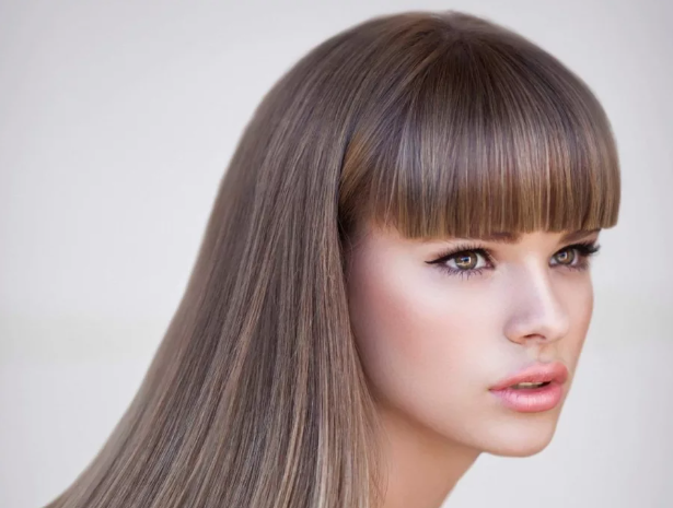 straight bangs