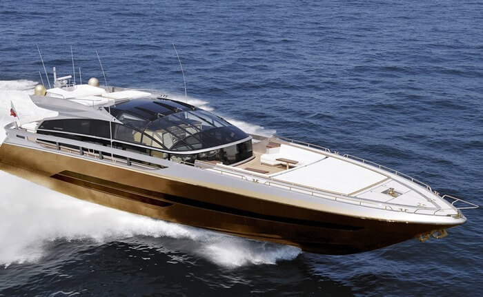 «A "gold-plated" fake Baia 100 Supreme