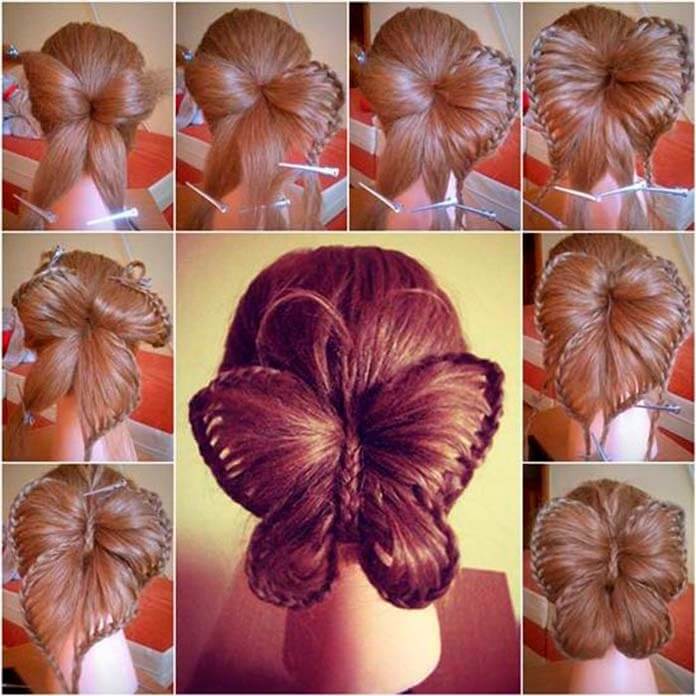 Butterfly hairstyle