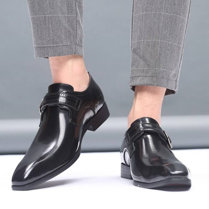 Leather shoes for boys