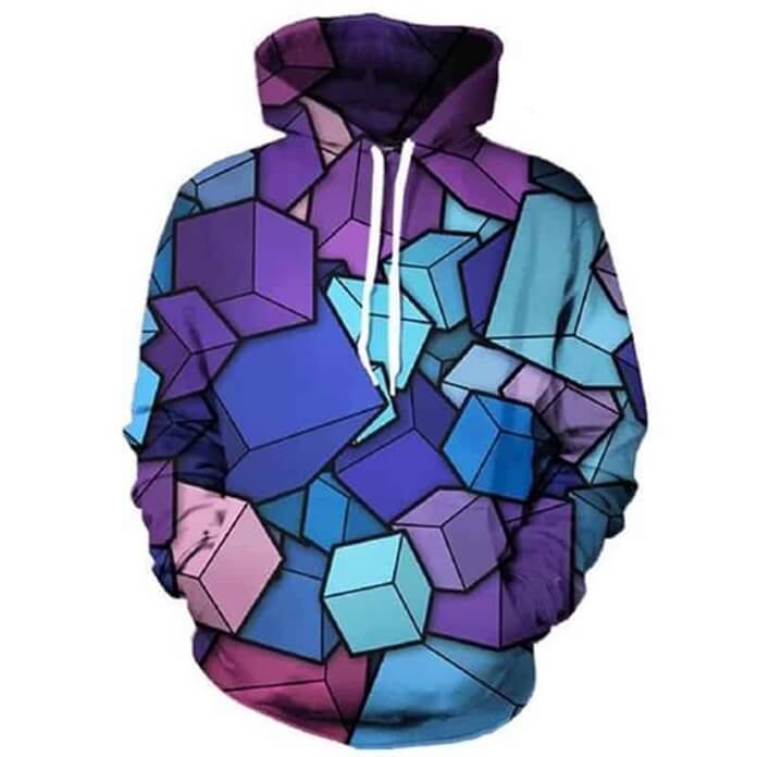 Clothes with abstract patterns