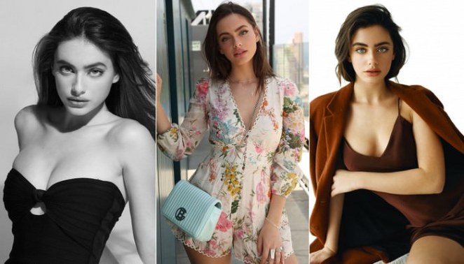 Israeli model and actress Yael Shelbia after serving in the Israeli Air Force