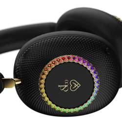 Where to buy luxury Loewe Noir Rainbow headphones?